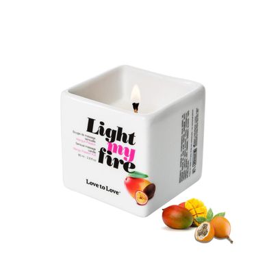 Массажная свеча Love To Love LIGHT MY FIRE Mango (80 мл)