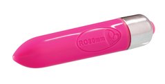 Вибратор Rocks Off Single Speed RO-80mm Pink, Розовый, Розовый