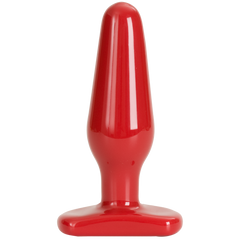 Анальна пробка Doc Johnson Red Boy - Medium 5.5 Inch, макс. діаметр 4 см, Червоний