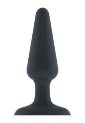 Анальна пробка з вібрацією Dorcel Best Vibe Plug M, макс. діаметр 4,1см, soft-touch силікон, Чорний