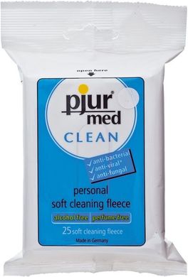 Вологі серветки pjur MED Clean 25 штук