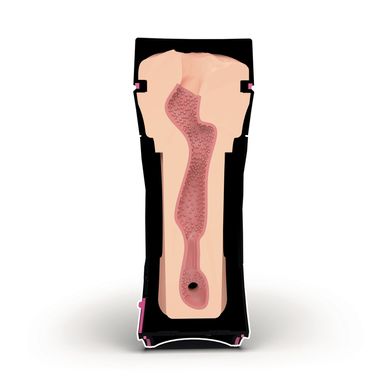 Мастурбатор-вагіна Mystim O(h) PUSH ME Vagina, можна стискати та регулювати вакуум