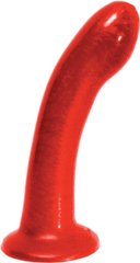 Насадка для страпона Sportsheets Silicone Dildo Flare, диаметр 3,3см, Червоний