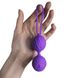 Вагінальні кульки Adrien Lastic Geisha Lastic Balls BIG Violet (L), діаметр 4 см, вага 90 гр, Темно-лиловый
