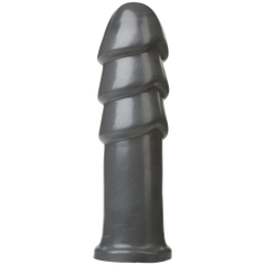 Фалоімітатор для фістингу Doc Johnson American Bombshell B-10 Warhead Gun Metal, діаметр 6,9 см, Чорний