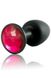 Анальна пробка Dorcel Geisha Plug Ruby M з кулькою всередині, створює вібрації, макс. діаметр 3,2см, Чорний