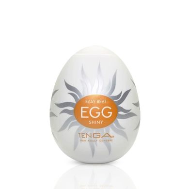 Мастурбатор-яйце Tenga Egg Shiny (сонячний), Білий