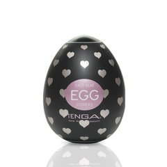 Мастурбатор-яйце Tenga Egg Lovers (сердечки), Прозорий