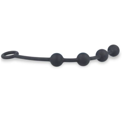 Анальні кульки Nexus Excite Small Anal Beads, силікон, макс. діаметр 2 см, Чорний