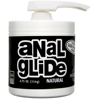 Анальная смазка на масляной основе Doc Johnson Anal Glide Natural (134 гр) длительное скольжение