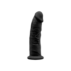 Фаллоимитатор SilexD Robby Black (MODEL 2 size 6"), двухслойный, силикон+Silexpan, диаметр 3,9см