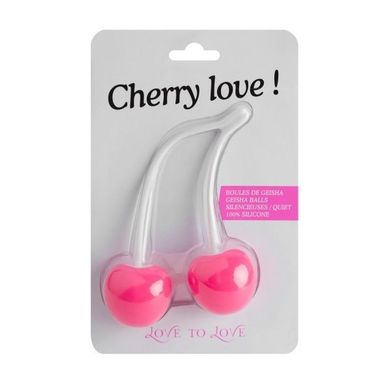 Вагінальні кульки Love To Love CHERRY LOVE, діаметр 3,5 см, вага 77гр, Рожевий