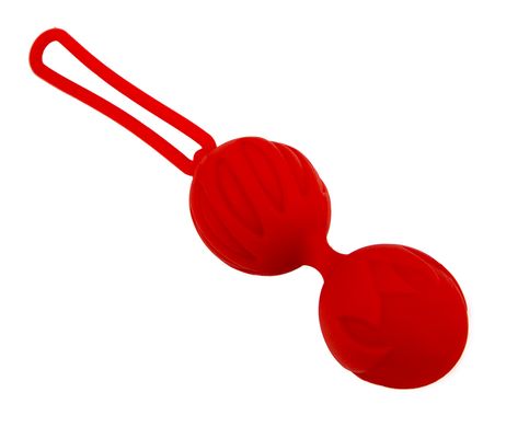 Вагинальные шарики Geisha Lastic Balls размер L красного цвета