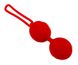Вагинальные шарики Geisha Lastic Balls размер L красного цвета