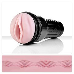 Мастурбатор-вагіна Fleshlight Pink Lady Vortex, ніжний реалістичний рельєф, Рожевий