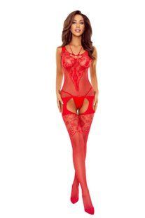 Бодистокинг Passion BS121 red
