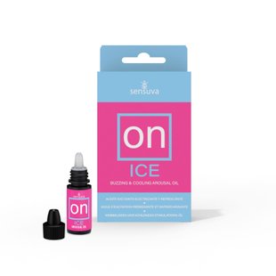 Збуджувальні краплі для клітора Sensuva - ON Arousal Oil for Her Ice (5 мл) охолоджувальні, до 30 хв