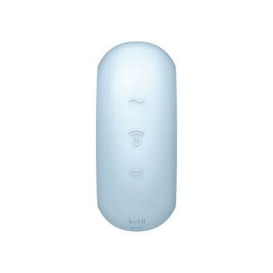 Вакуумный стимулятор с вибрацией Satisfyer Pro To Go 3 Blue