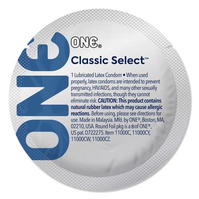 Набор презервативов ONE Classic Select - Contest Collection 100 шт, мегапак тюб