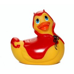 (SALE) Вибромассажер уточка I Rub My Duckie - Red Devil (BIG)