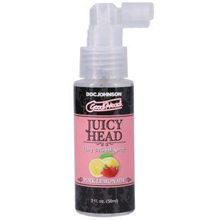 Зволожувальний спрей оральний Doc Johnson GoodHead &ndash; Juicy Head Dry Mouth Spray &ndash; Pink Lemonade 59мл