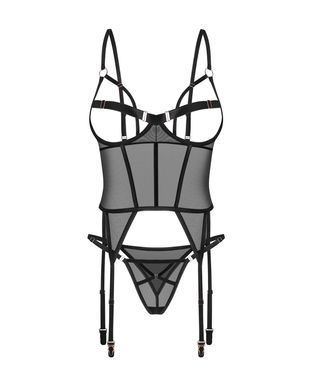 Корсет Obsessive Euridia corset & tanga XS/S