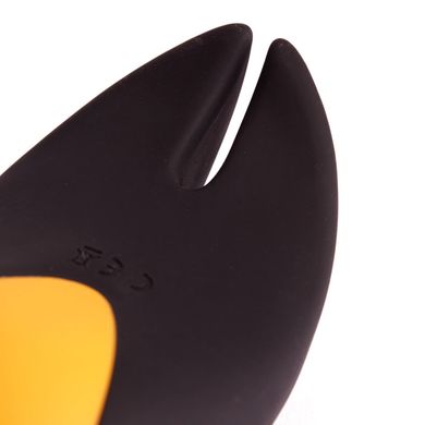 (SALE) Вібростимулятор Pornhub Turbo Clit Stim з гнучкими вушками, дуже ніжний силікон, Чорний