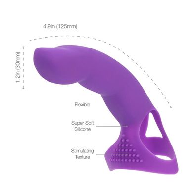 Насадка на палець Simple&True Extra Touch Finger Dong Purple, Фіолетовий