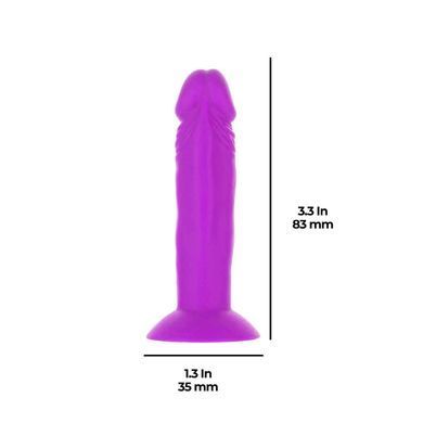 Набор фаллоимитаторов ADDICTION Silly Willy 3.3&rdquo; Silicone Dildo, 3 цвета, 12 шт