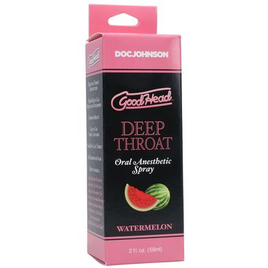 Спрей для мінету Doc Johnson GoodHead DeepThroat Spray - Watermelon 59 мл для глибокого мінету