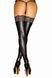 Чулки с мокрым эффектом Noir Handmade F135 Powerwetlook stockings, M, без мысков