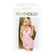 Сорочка с воротником халтером и стрингами Penthouse - Sweet&Spicy Rose L/XL, Розовый