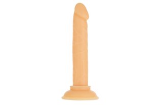 Фалоімітатор ADDICTION Tino 5.25″ Silicone Dildo, присоска, діаметр 1,9 см, віброкуля в подарунок, Тілесний