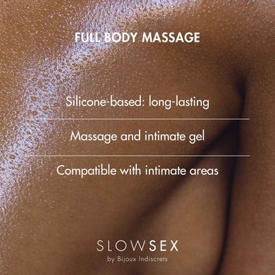 Силіконовий гель для масажу всього тіла Bijoux Indiscrets Slow Sex Full body massage