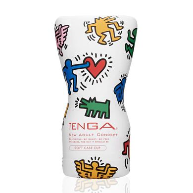 Мастурбатор Tenga Keith Haring Soft Tube Cup (мягкая подушечка) сдавливаемый