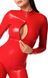 Комбинезон Noir Handmade F353 Red powerwetlook overall - 3XL