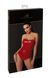 Корсет Noir Handmade F355 Red powerwetlook corset - XXL