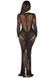 Сукня з довгим рукавом Leg Avenue Lace and Net Bodycon Gown One Size, Black