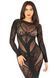 Сукня з довгим рукавом Leg Avenue Lace and Net Bodycon Gown One Size, Black
