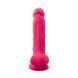 Фалоімітатор SilexD Johnny Pink (MODEL 1 size 7in), двошаровий, силікон + Silexpan, діаметр 3,8см