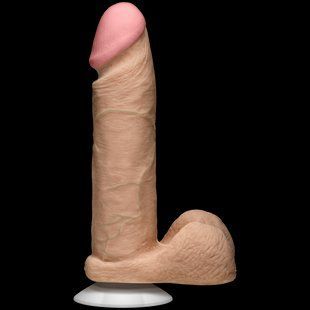 Фаллоимитатор Doc Johnson The Realistic Cock 8 inch White - ULTRASKYN, Vack-U-Lock (мятая упаковка!!!)