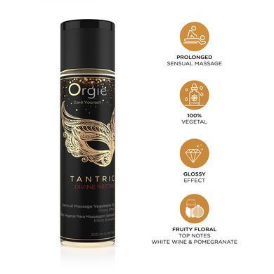 Масажна олія Orgie &ndash; Tantric Divine Nectar (200 мл), для тантричного масажу, зволоження