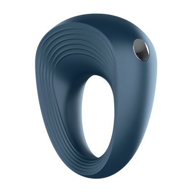 Ерекційне віброкільце Satisfyer Power Ring, класична форма, перезаряджуване, потужне, Синій