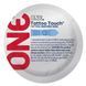 Презерватив ONE Tattoo Touch Blue, 1 шт, голубой, с рельефом в виде татуировки