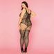 Сетчатый бодистокинг JSY &laquo;Любовница Зоуи&raquo; Plus Size Новинки, Black, имитация чулков, доступ