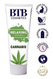 Змазка на гібридній основі BTB Relaxing Lubricant Cannabis (100 мл)