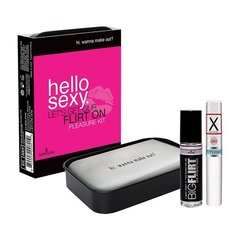 Подарунковий набір для флірту Sensuva Hello Sexy (стимулювальний бальзам для губ та феромони)