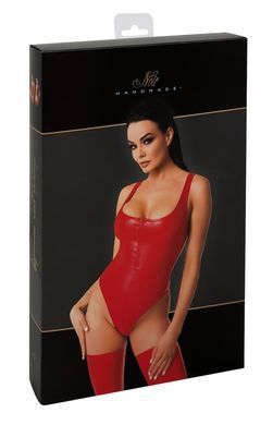 Боди Noir Handmade F352 Red powerwetlook body - XL