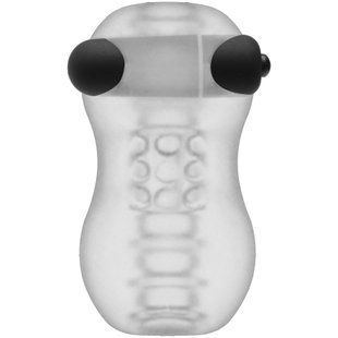 Мастурбатор с вибропулей Doc Johnson GoodHead &ndash; Vibrating Helping Head Pro &ndash; Frost