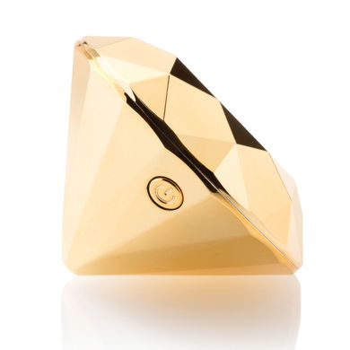 Вібромасажер діамант Bijoux Indiscrets - Twenty One, стильний аксесуар для дамської сумочки, Золотистий